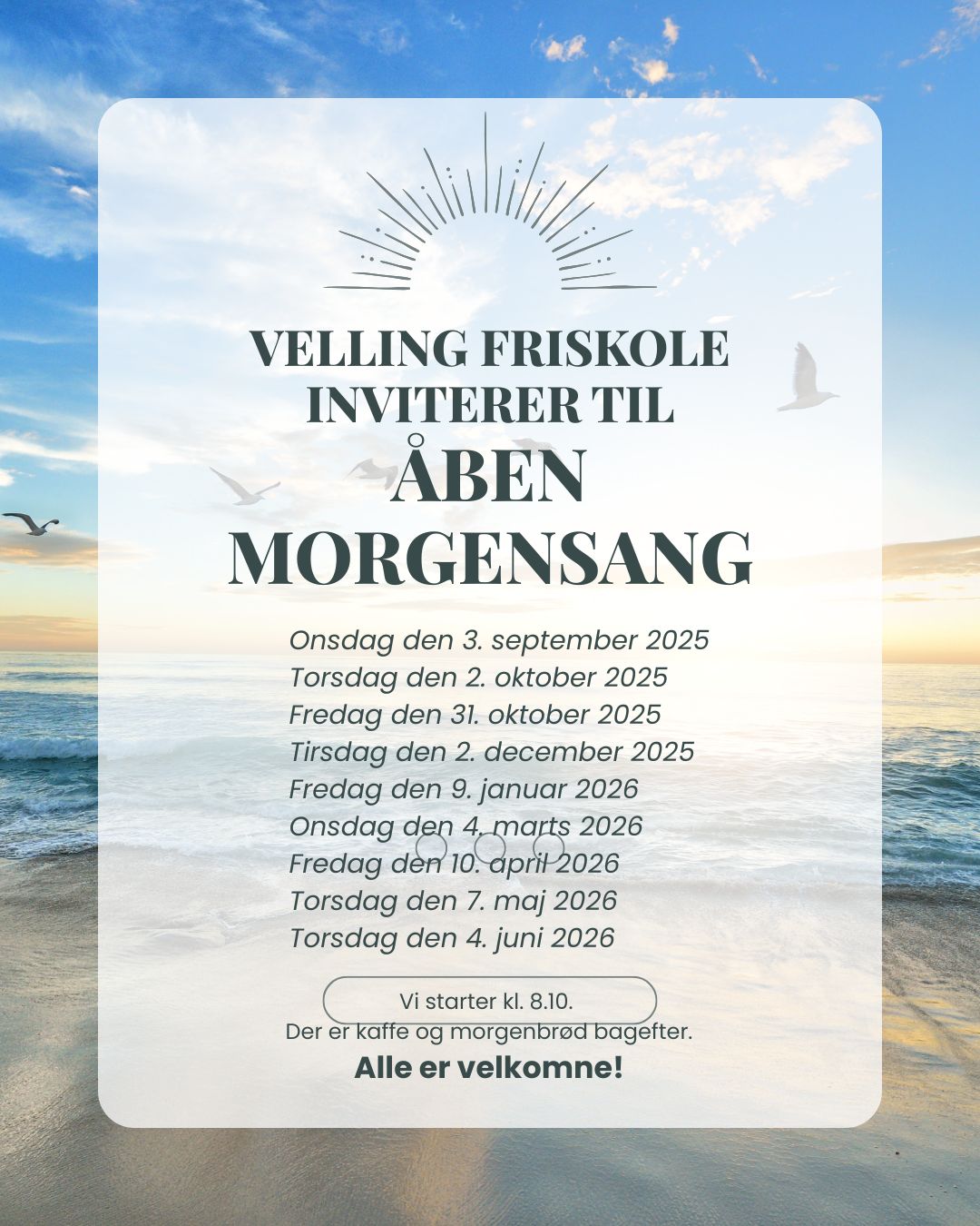 Åben Morgensang 25-26